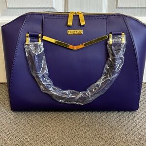 JOY & IMAN || deep purple bag with clutch